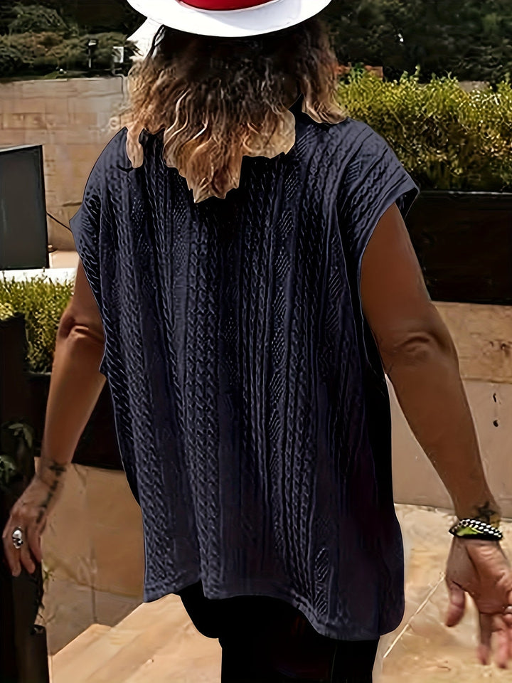 Levoire | Top Sans Bretelles Tendance Col En V Uni