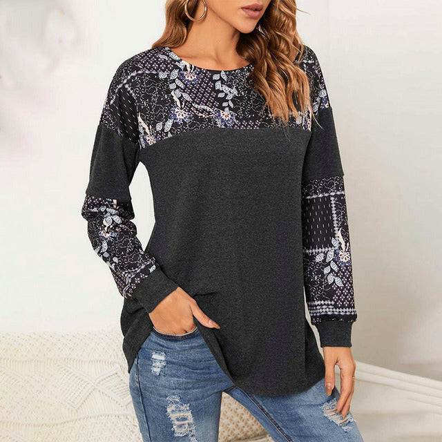 Levoire | Shirt Imprimé Fleuri Patchwork