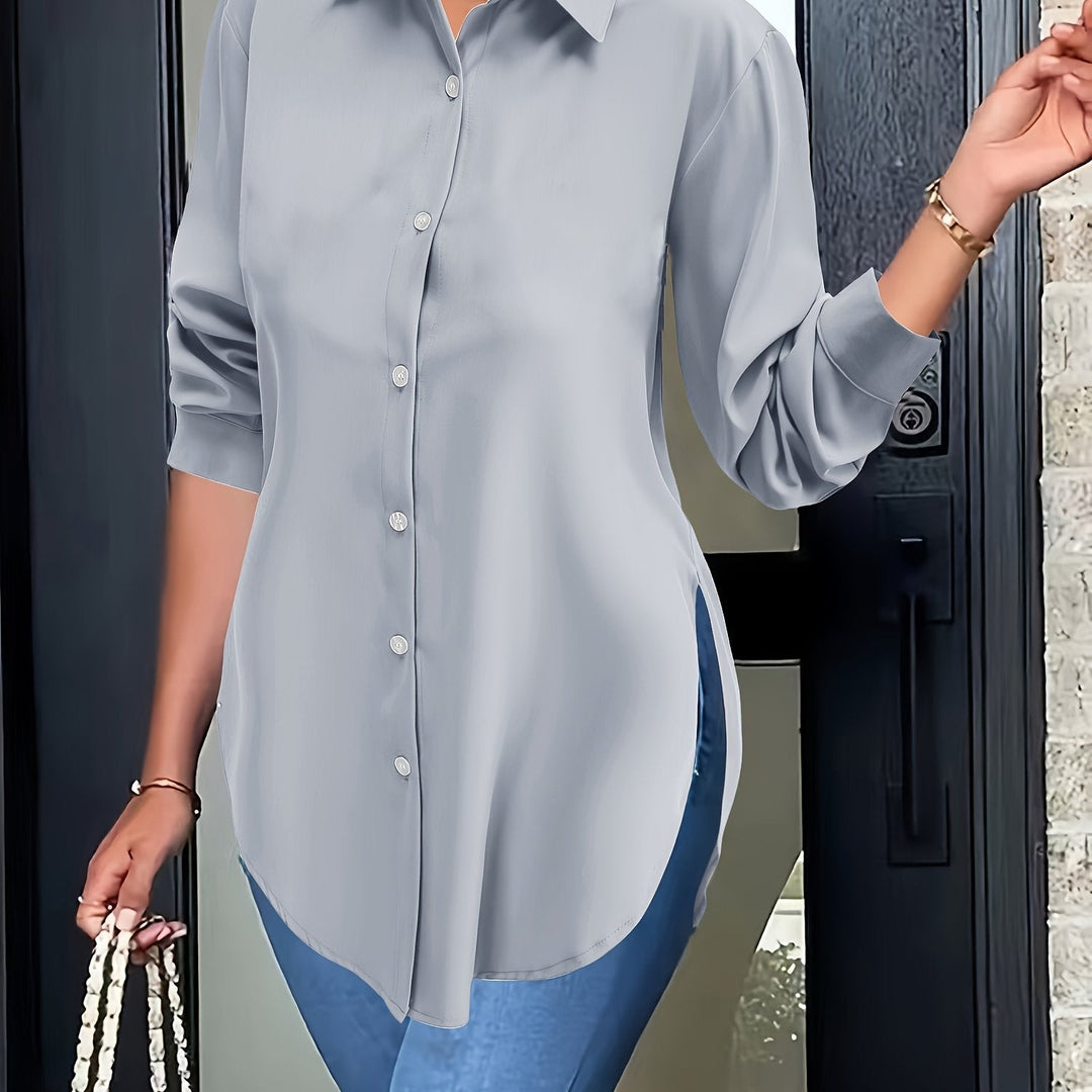 Levoire | Blouse Élégante Avec Fermeture À Boutons Et Manches Longues