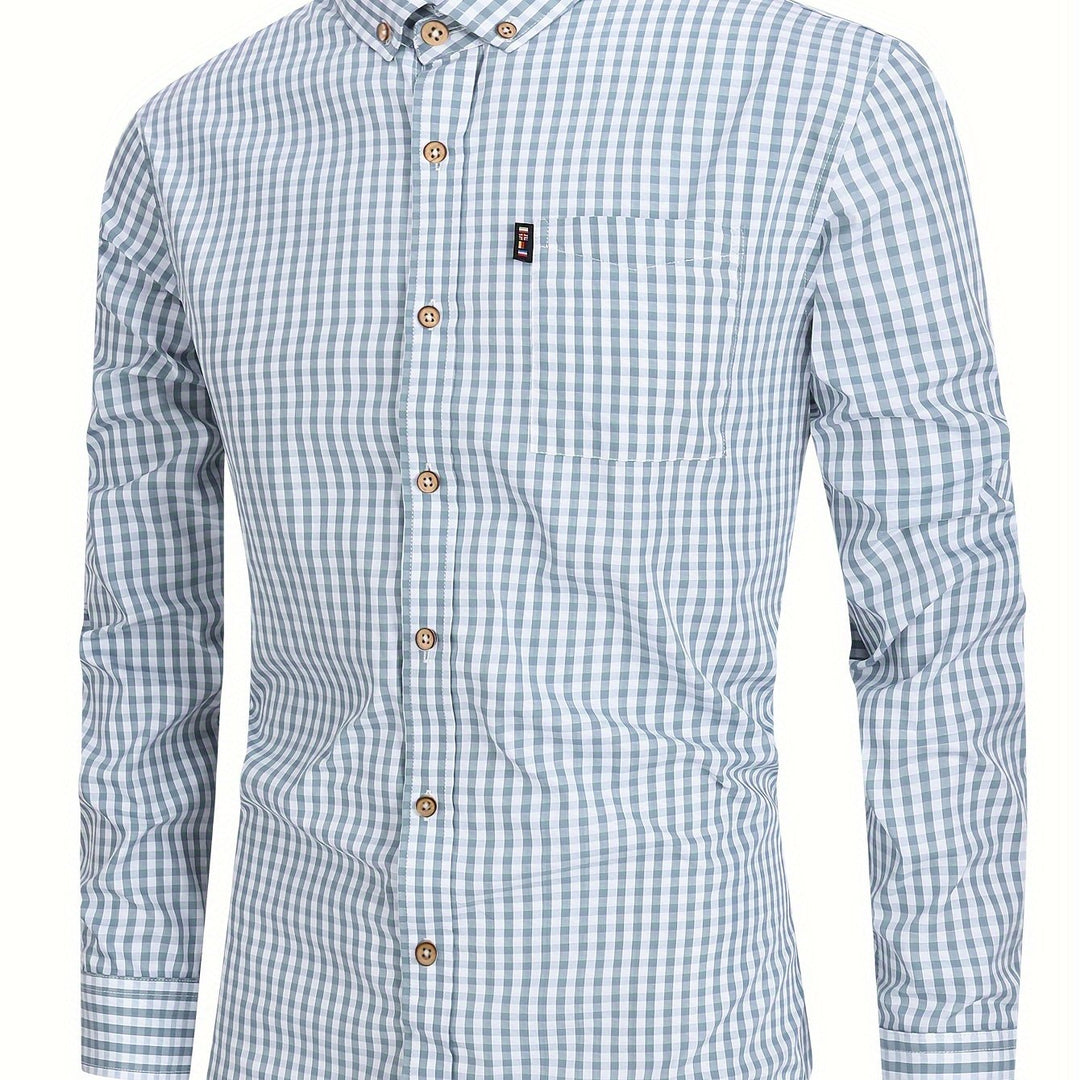 Levoire | Chemise À Carreaux Élégante Pour Hommes Kanavalla
