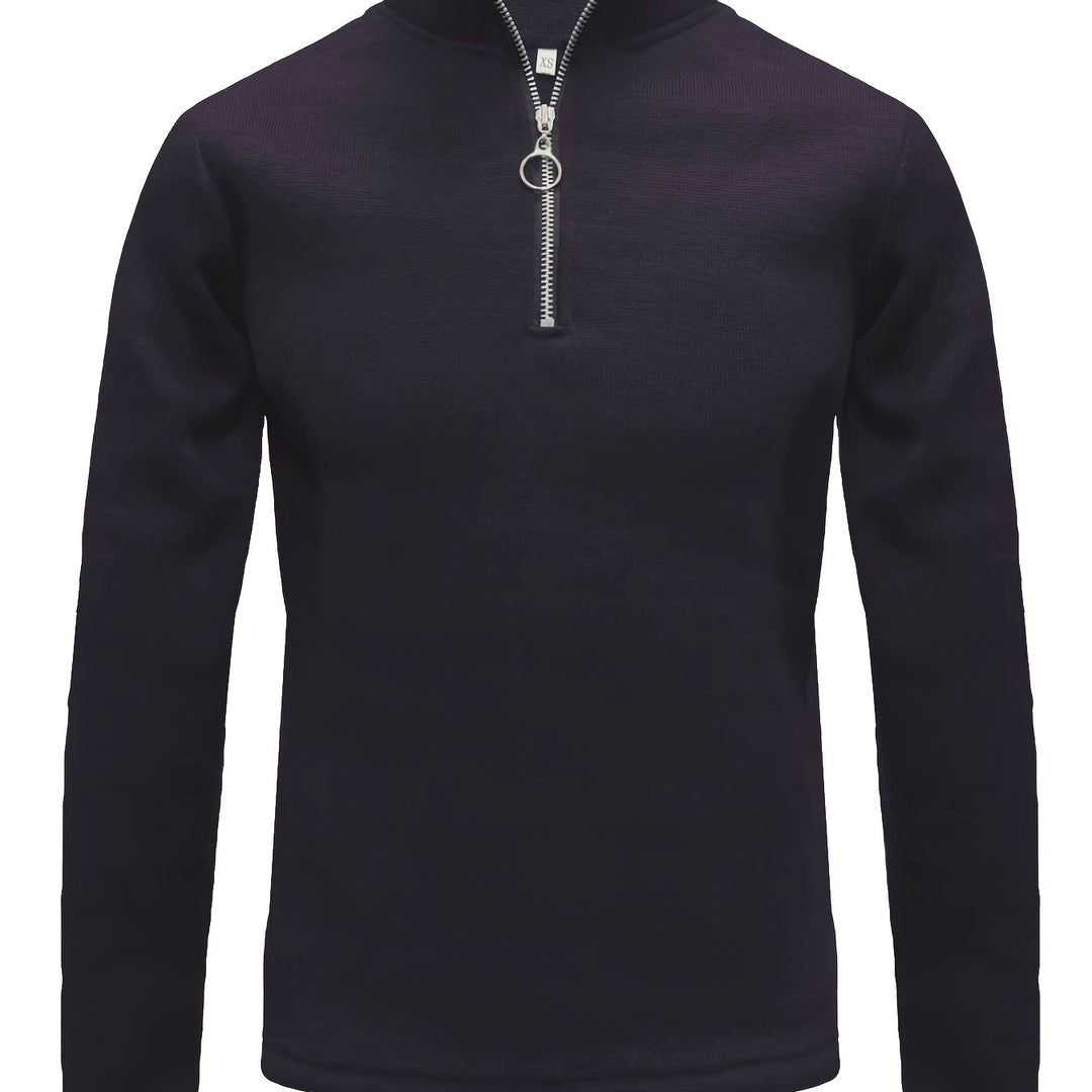 Levoire | Hoodie Pour Hommes À Demi-Zip Lilas