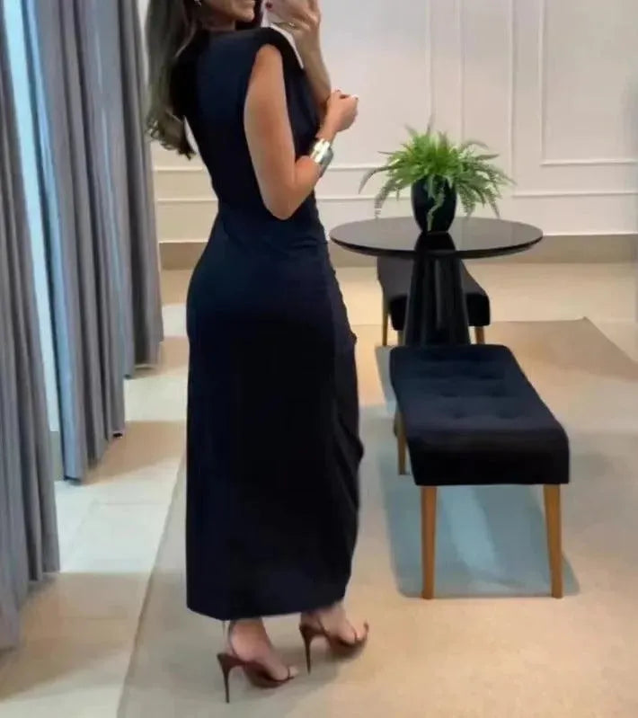 Levoire | Robe plissée pour les femmes avec du caractère à la taille