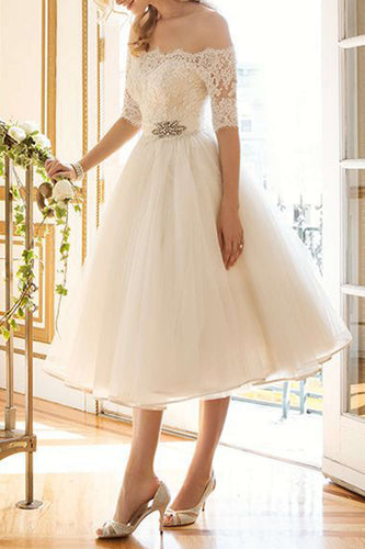 Levoire | Robe de soirée en dentelle à épaules dénudées