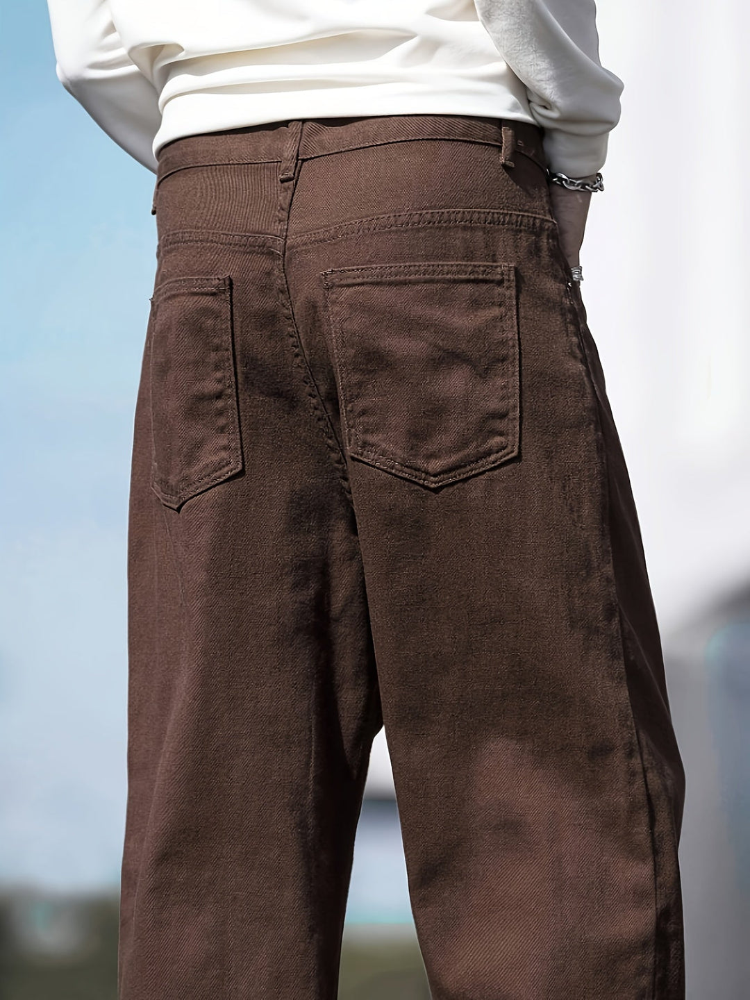 Levoire | Jean Décontracté En Denim Lavé Durable Pour Toutes Les Saisons
