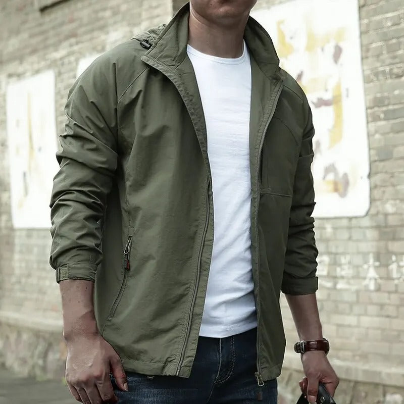 Levoire | Imperméable Respirant Veste D'Été Pour Hommes vert