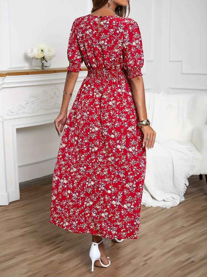 Levoire | Robe Col Rond Imprimé Floral Été