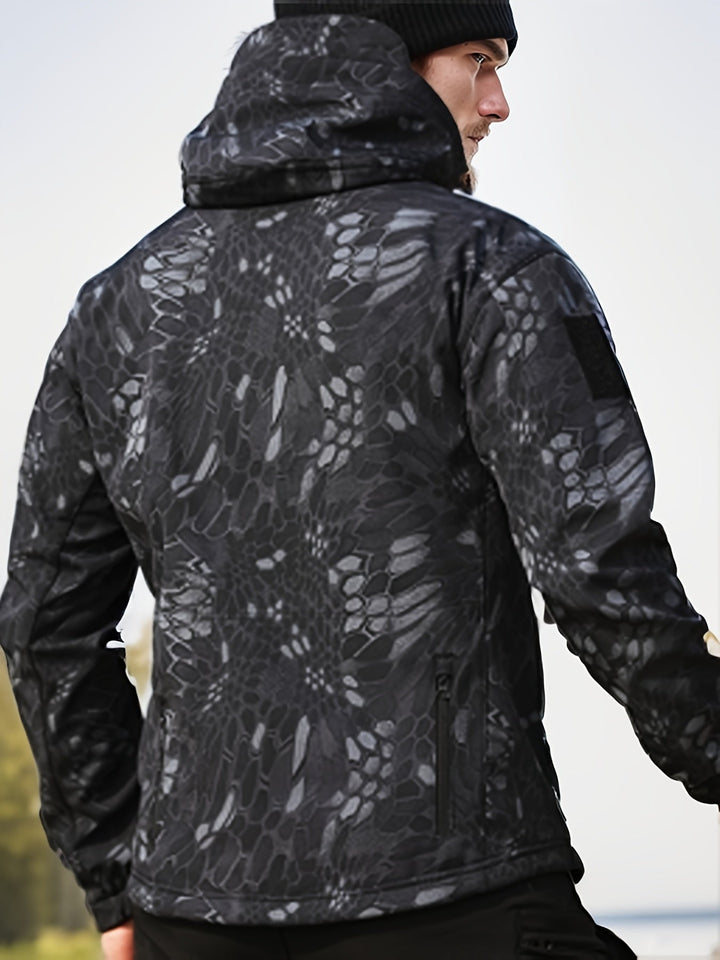 Levoire | Veste Imperméable Pour Hommes Avec Motif Camouflage
