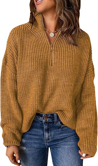 Levoire | Pull Polo Avec Col En V Khaki
