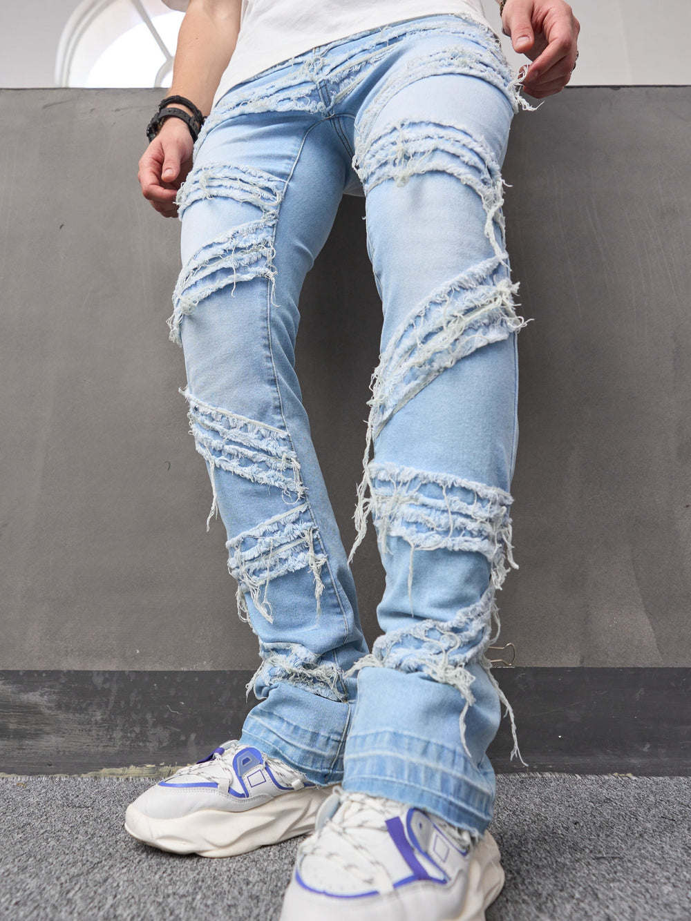 Levoire | Jean Bootcut Relaxant Avec Détail À Frange