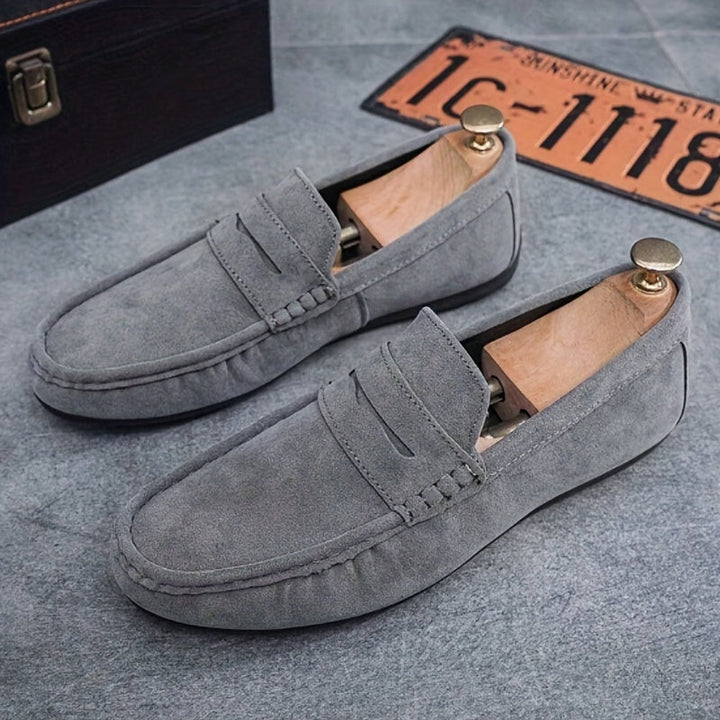 Levoire | Mocassins À Enfiler Penny Loafer Unis gris