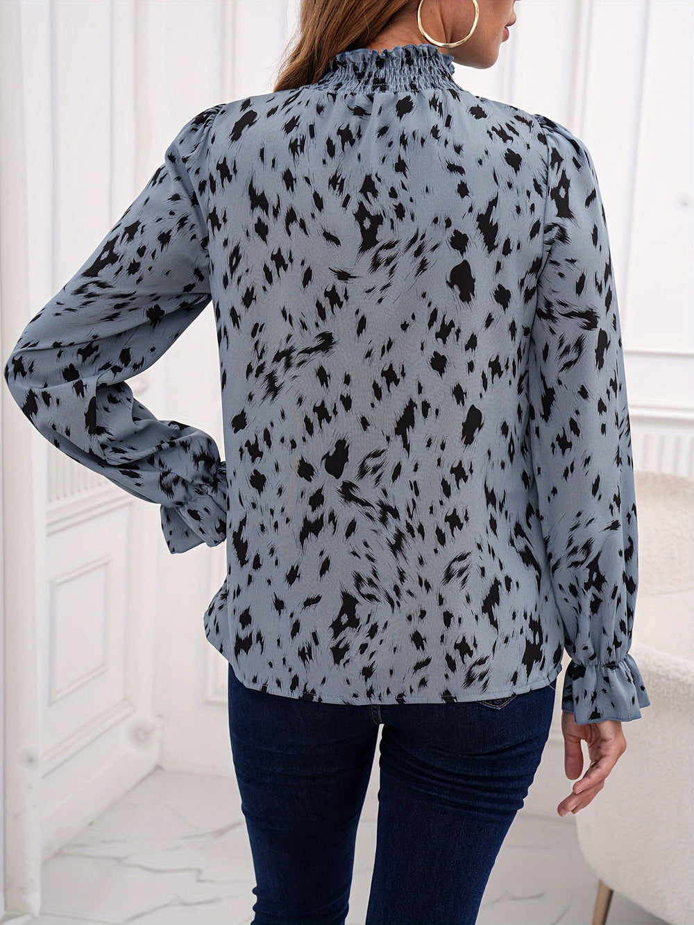 Levoire | Chemise À Imprimé Parfait Et Col Montant
