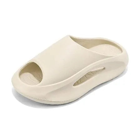 Levoire | Chaussons polyvalents minimalistes et antidérapants avec semelle épaisse HY2306 Brillant Kaki