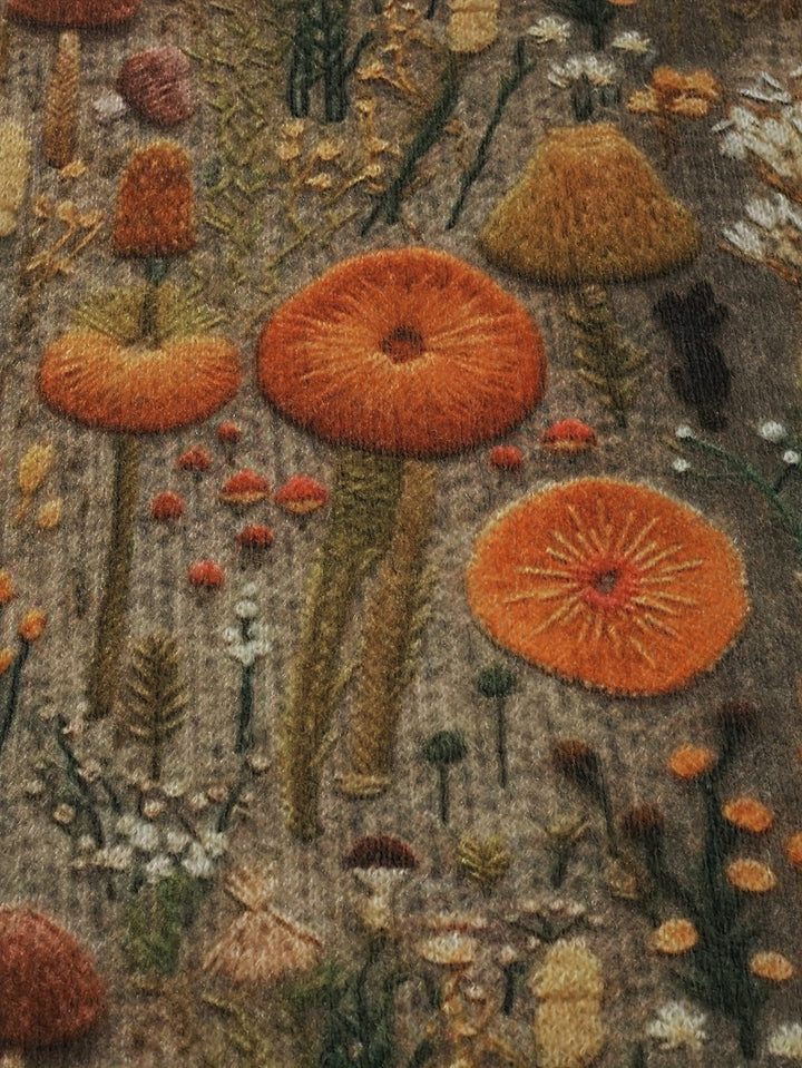 Levoire | Pull Élégant Avec Encolure Ronde Et Motif De Fleurs Et De Plantes