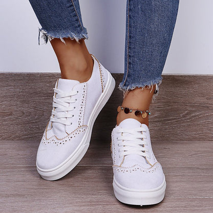 Levoire | Chaussures À Lacets Élégantes Et Confortables Sneakers Blanc