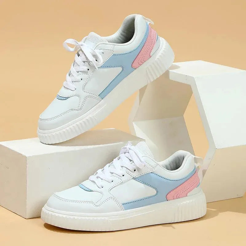 Levoire | Chaussures de tennis Décontractées avec lacets Blanc et Bleu