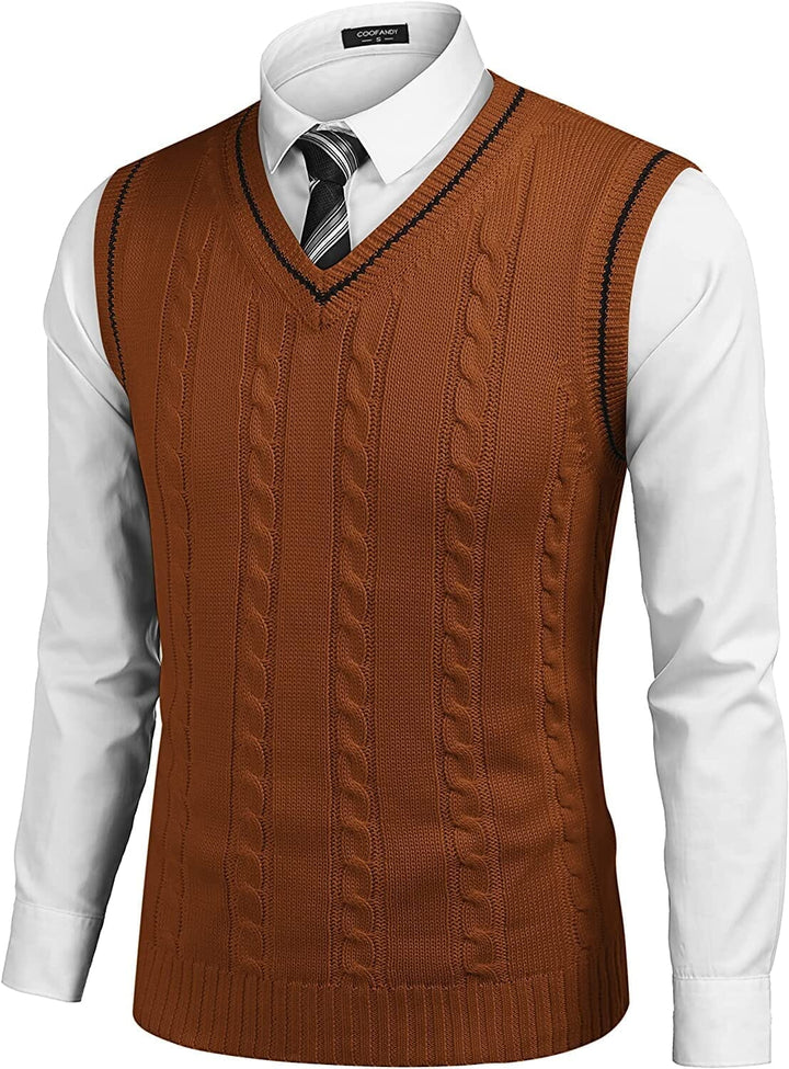 Levoire | Gilet tricoté Braun