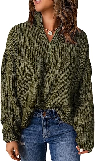 Levoire | Pull Polo Avec Col En V Vert