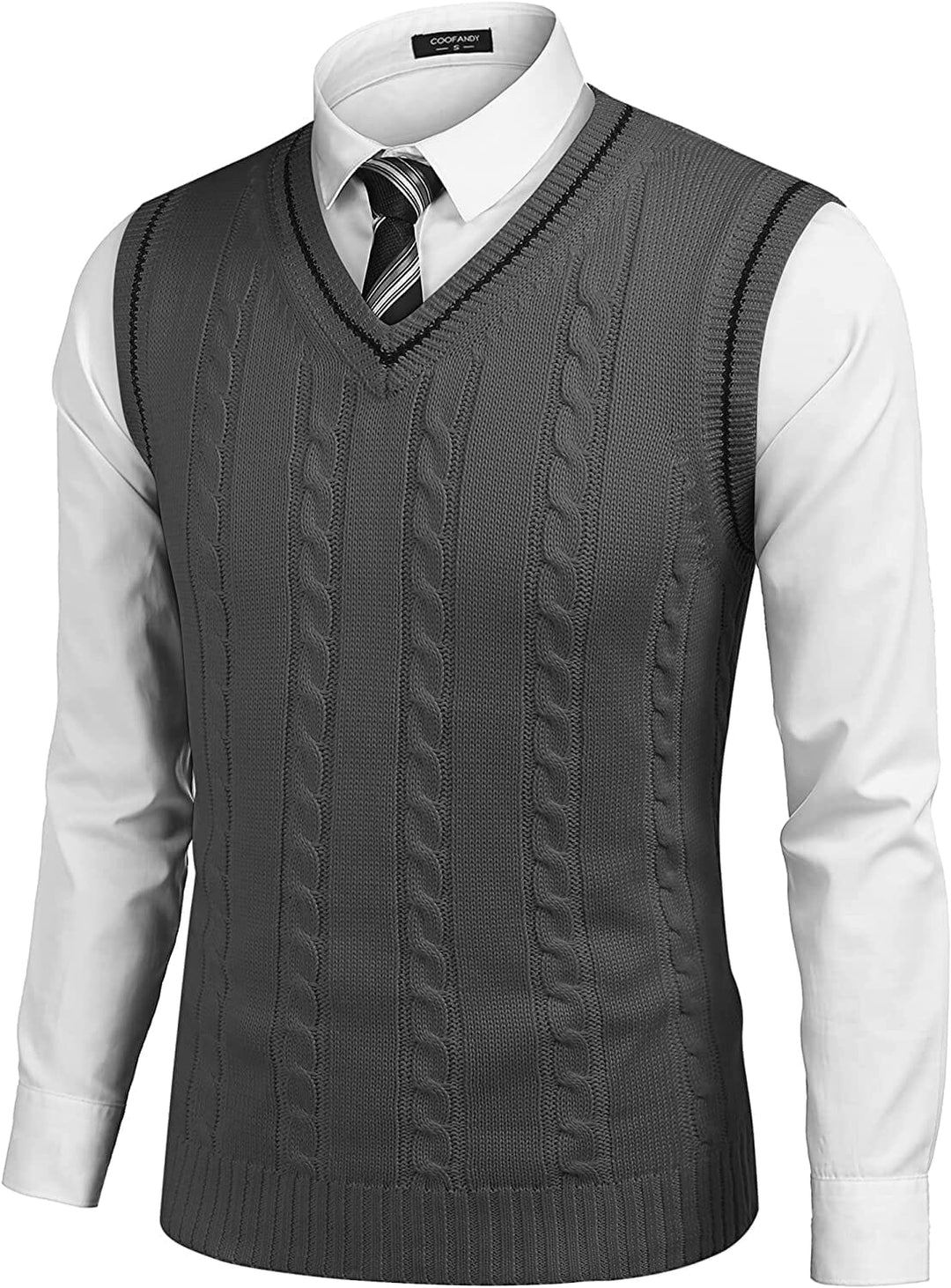 Levoire | Gilet tricoté Gris foncé