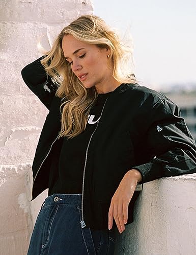 Levoire | Veste Bomber Streetwear Décontractée Noir