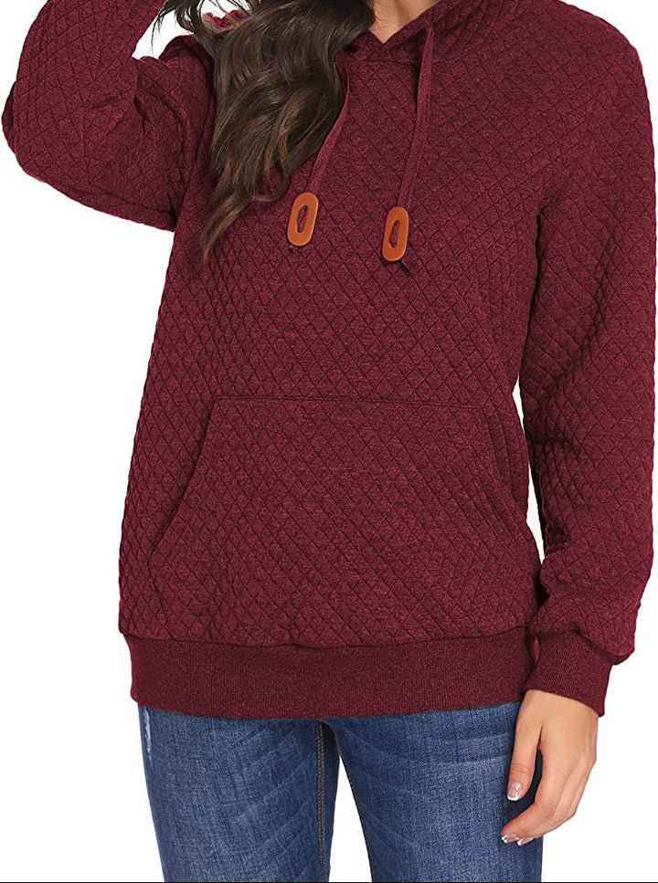 Levoire | Sweat À Capuche À Manches Longues Vin rouge (Diamond)