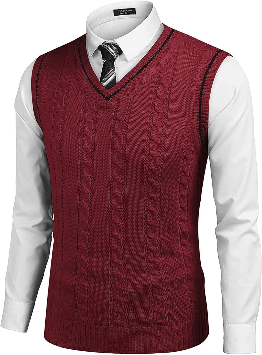 Levoire | Gilet tricoté Rouge vin