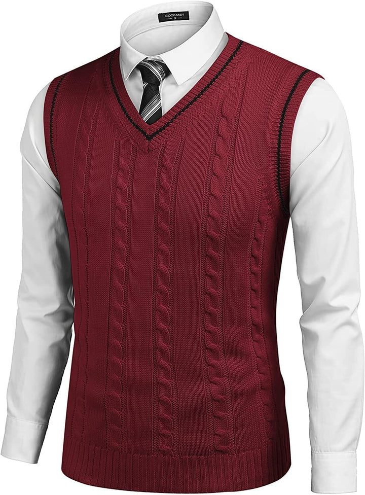Levoire | Gilet tricoté Rouge vin