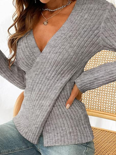 Levoire | Pull À Col Noué À Motifs En Laine À Manches Longues