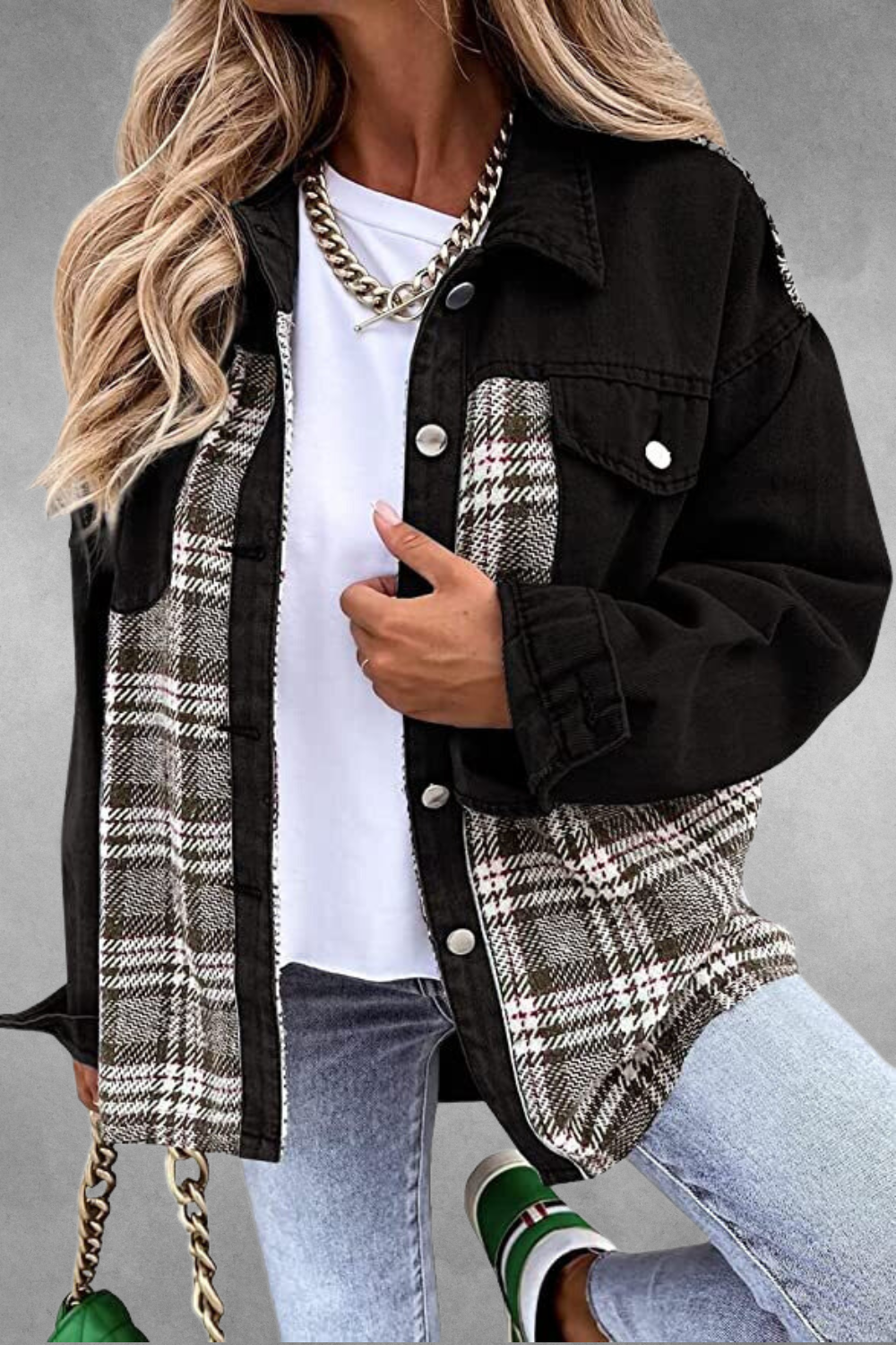 Levoire | Veste Carreautée À Manches Longues Noir