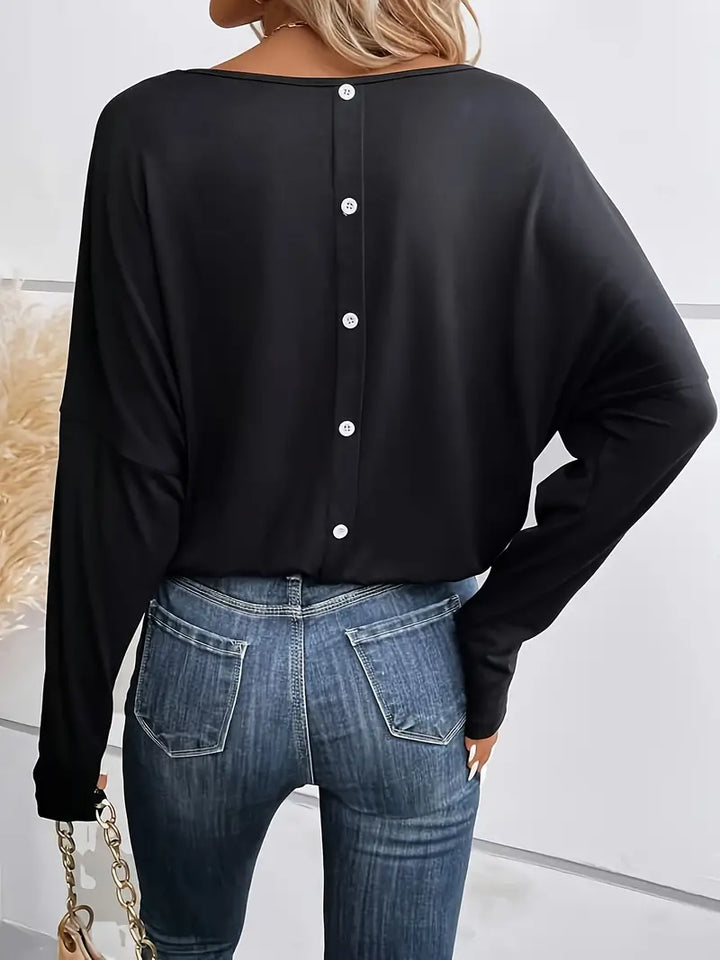 Levoire | Pull V À Encolure Et Avec Des Boutons Dans Le Dos