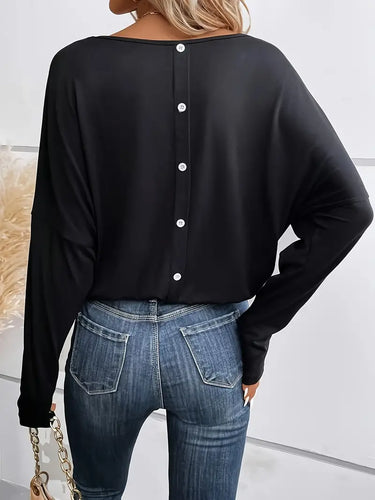 Levoire | Pull V À Encolure Et Avec Des Boutons Dans Le Dos