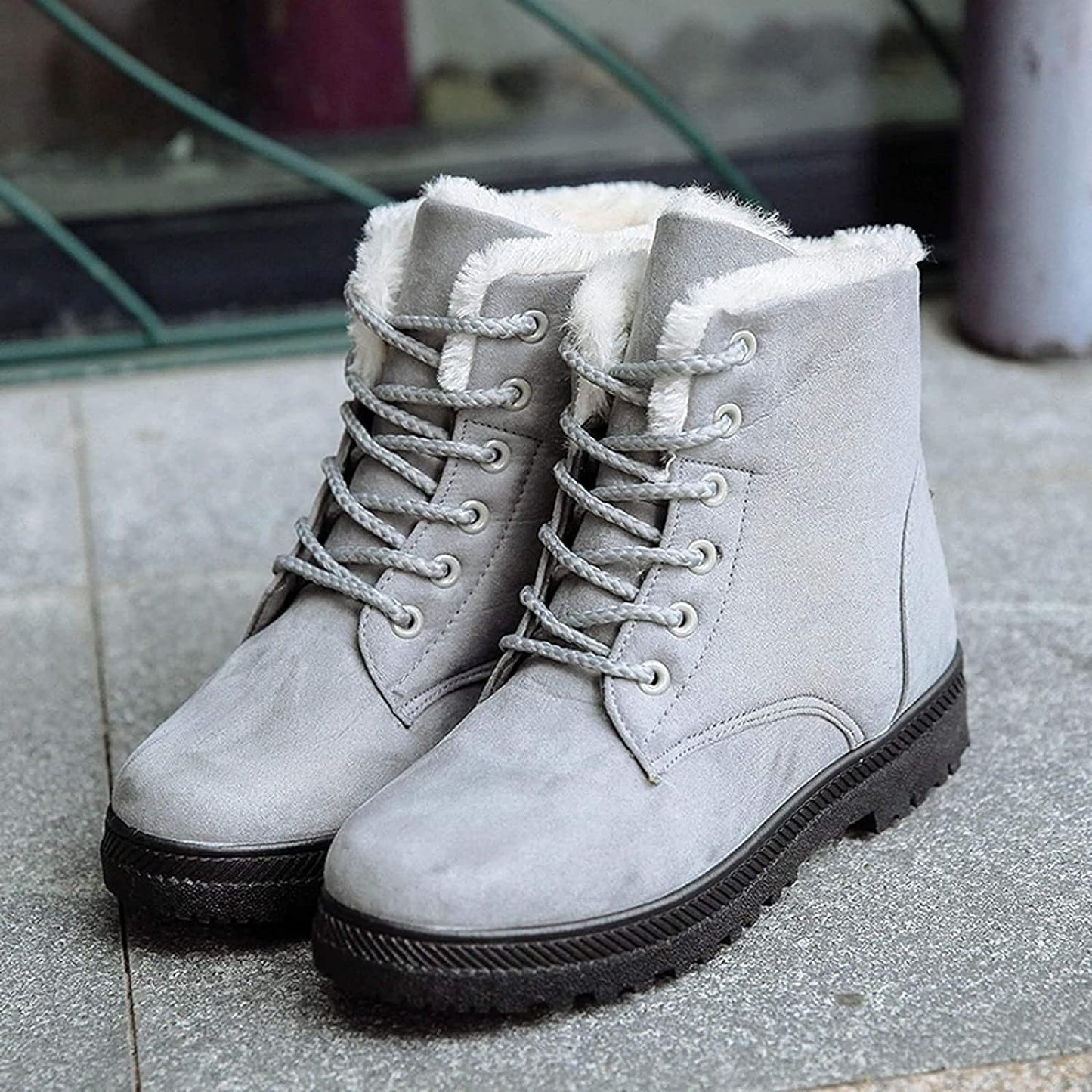 Levoire | Bottes Hautes Sans Glissement Gris