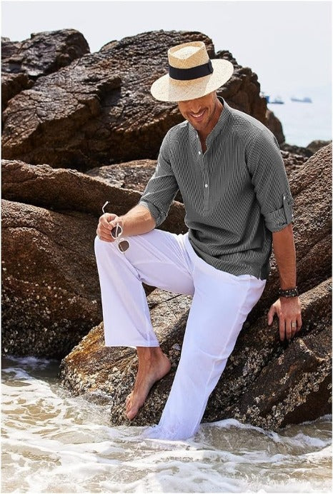 Levoire | Chemise Élégante À Col Montant