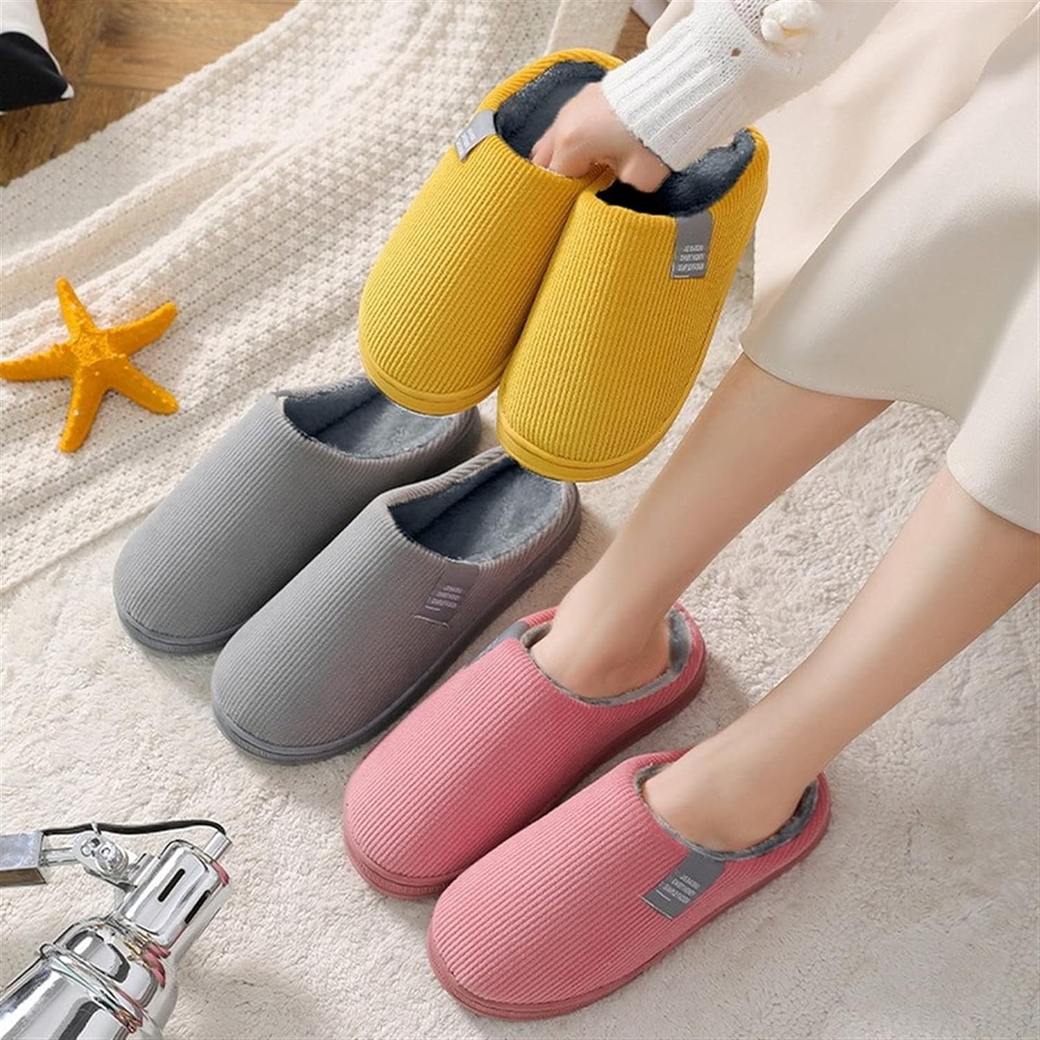 Levoire | Chaussons Douillets Isolés Pour Femmes Et Hommes