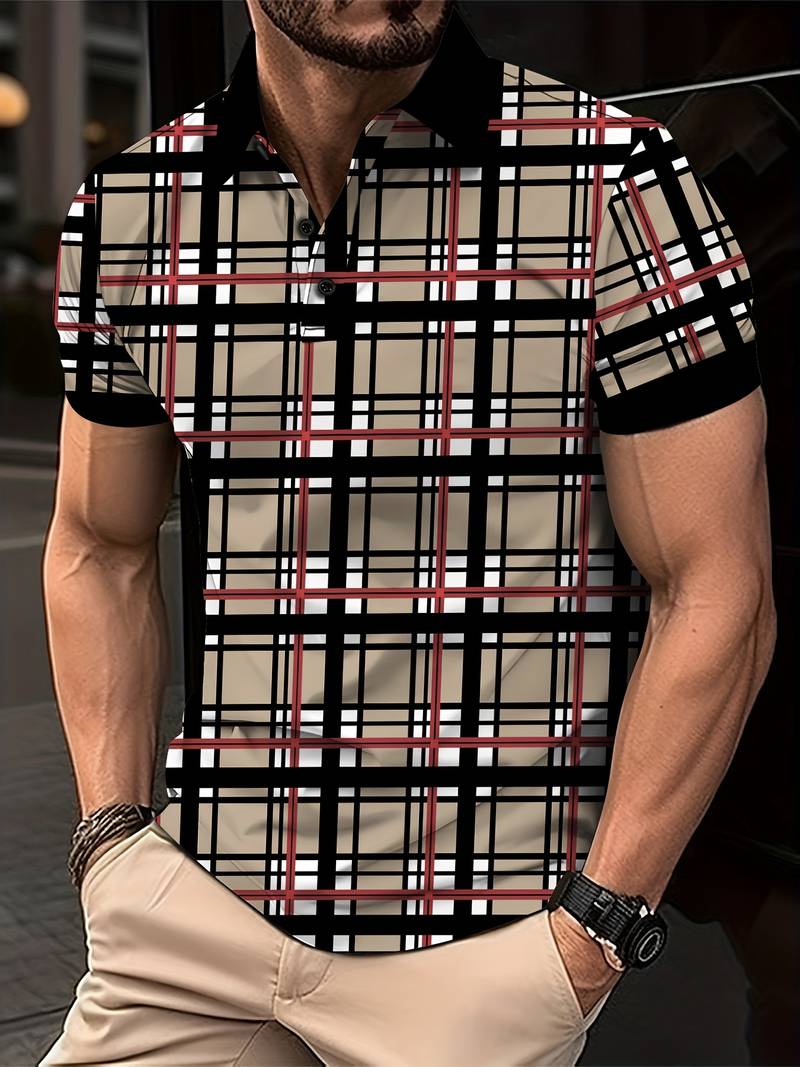 Levoire | Chemise Avec Motif À Carreaux Graphiques