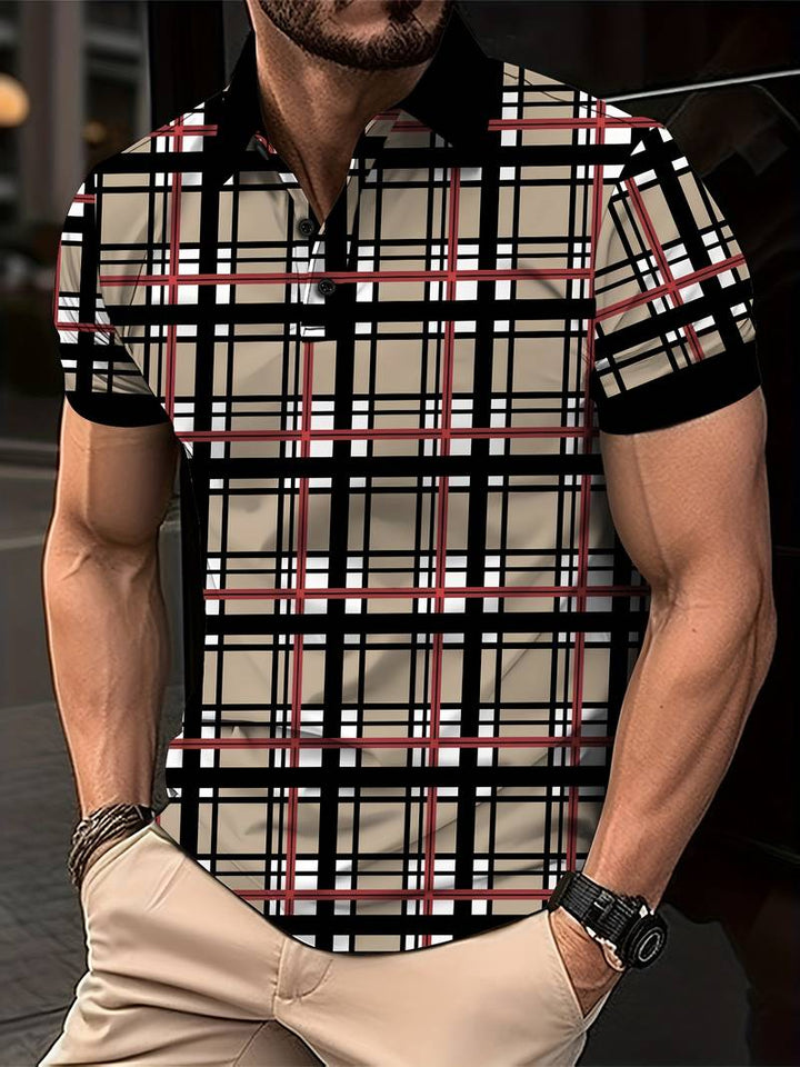 Levoire | Chemise Avec Motif À Carreaux Graphiques