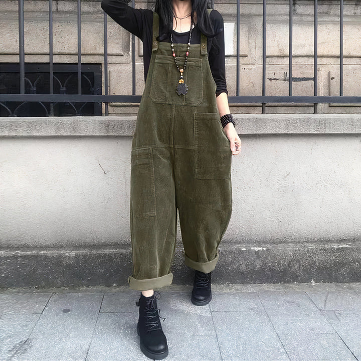 Levoire | Combinaisons Élégantes Vintage Pour Femmes Armée verte