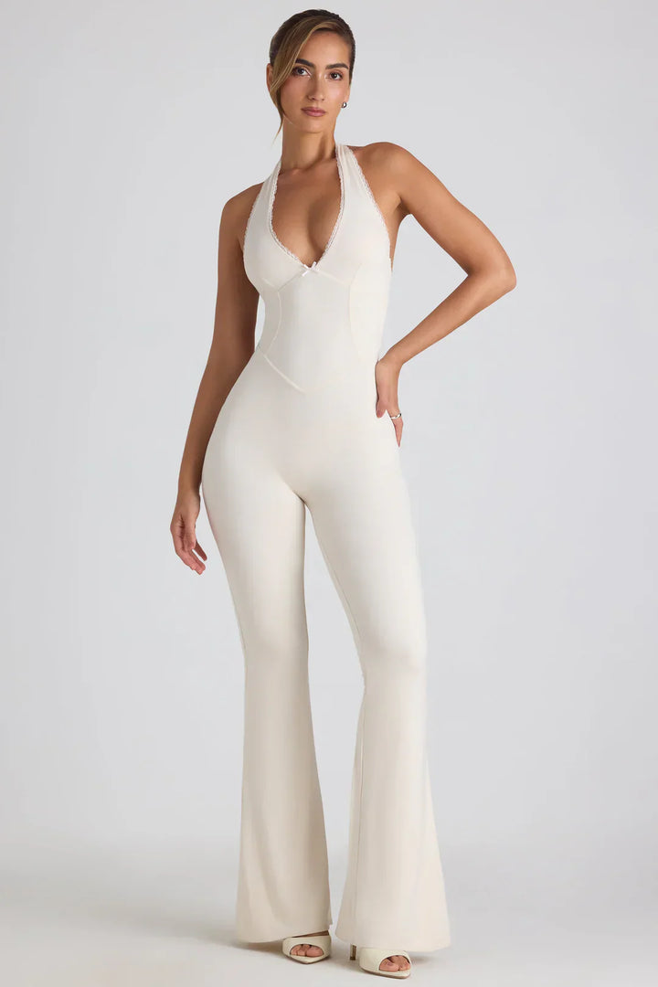 Levoire | Jumpsuit Élégant Pour Un Look Parfait Ivoire (encore 8 pièces en stock)