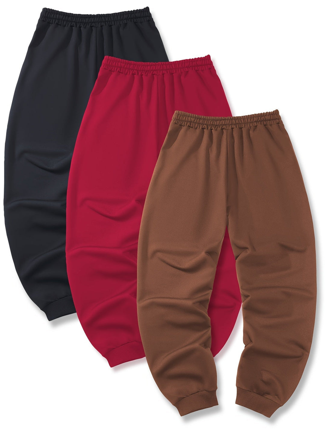 Levoire | Pantalons Regular Fit Sans Mélange Avec Élastique Et Poches