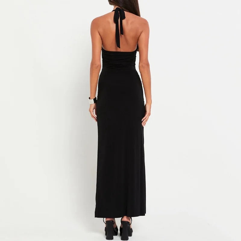 Levoire | Robe Maxi Avec Découpes Et Détails De Papillon