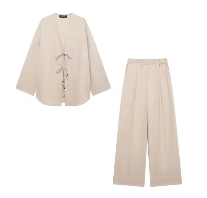 Levoire | Loungewear Ensemble Douce Élégance Beige