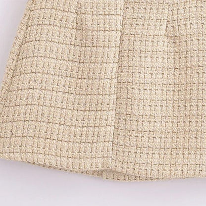 Levoire | Jupes en tweed en A avec boutonnière