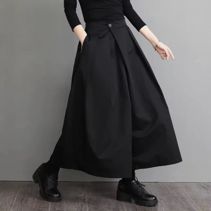 Levoire | Pantalon Taille Haute Avec Jambe Large Et Unie
