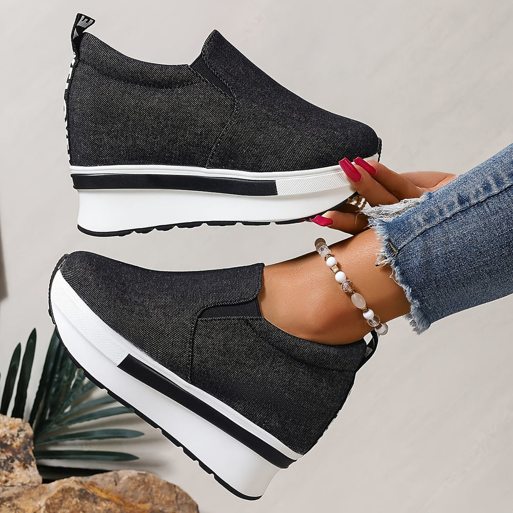 Levoire | Chaussures de cheville en denim léger antidérapantes