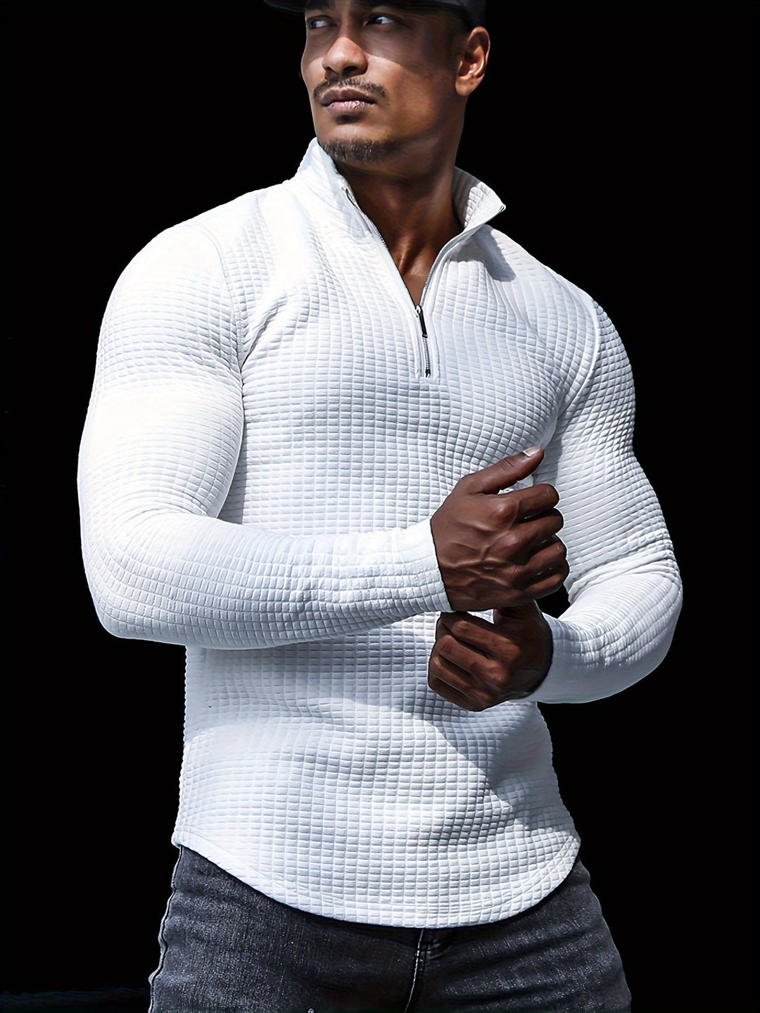 Levoire | Pull-Over Pour Homme À Demi-Zip Et Col Montant