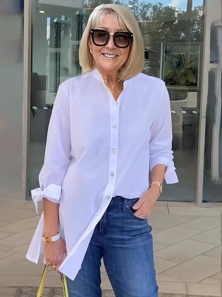 Levoire | Blouse En Lin Pour Femmes Blanc