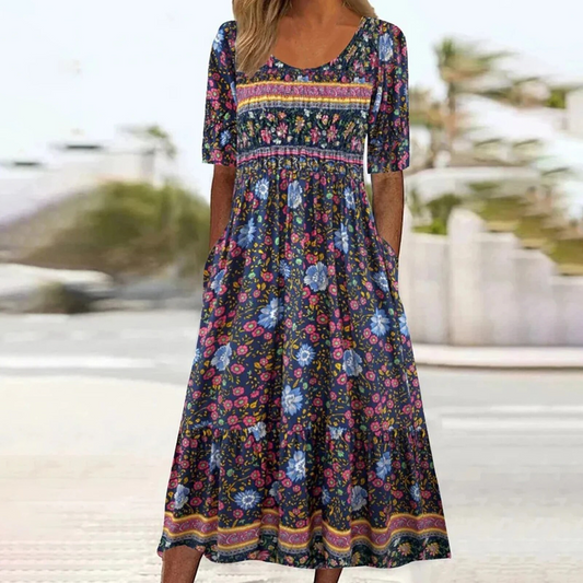 Levoire | Robe Bohemien Bleu