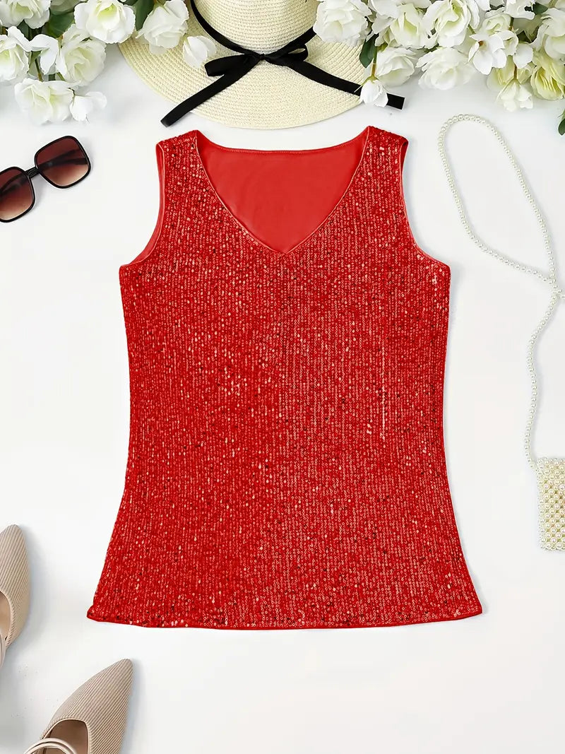 Levoire | Haut De Maillot Sans Manches Avec Des Paillettes