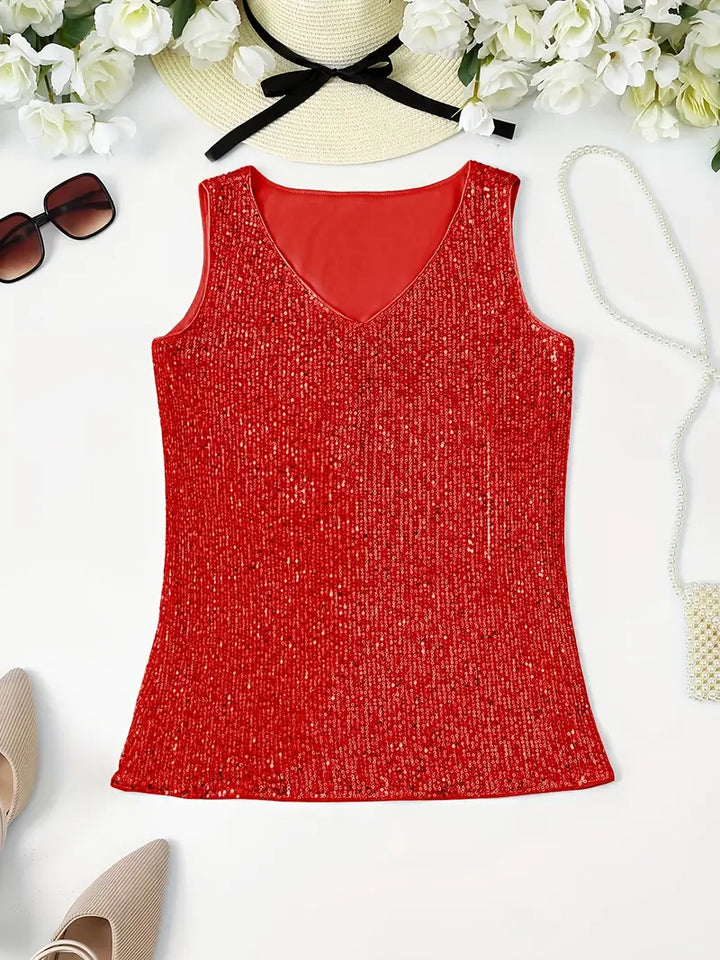 Levoire | Haut De Maillot Sans Manches Avec Des Paillettes