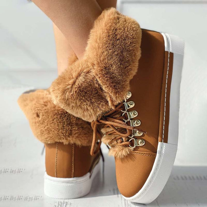 Levoire | À Plateforme En Peluche Chaude