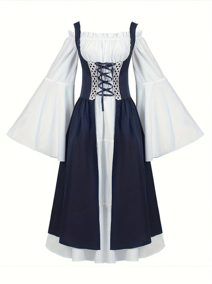 Levoire | Robe corset classique pour femme Bleu marine